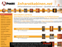 Tablet Screenshot of infrarotkabinen.net